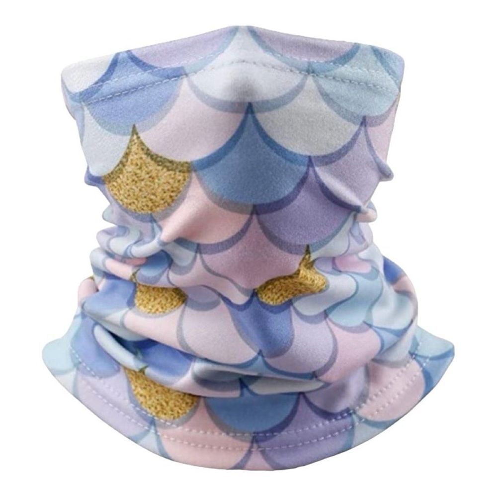 Brand New Unisex Genovega Womens Girls Mermaid Neck Gaiter Mask Buff Headband